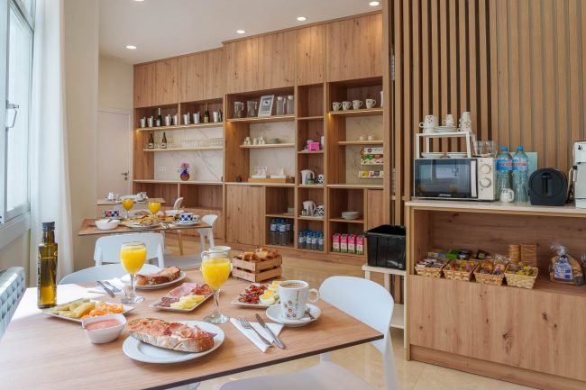 Desayuno en ambiente relajado